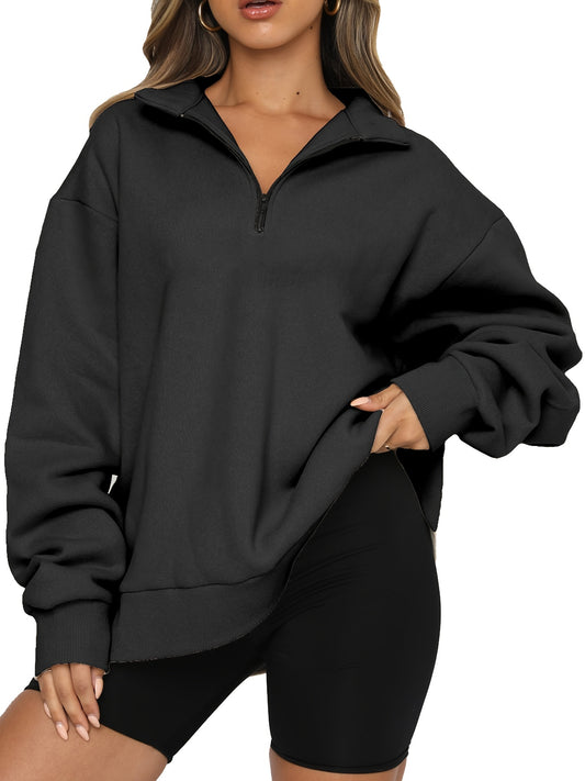 Cozy Fleece Zip Pullover