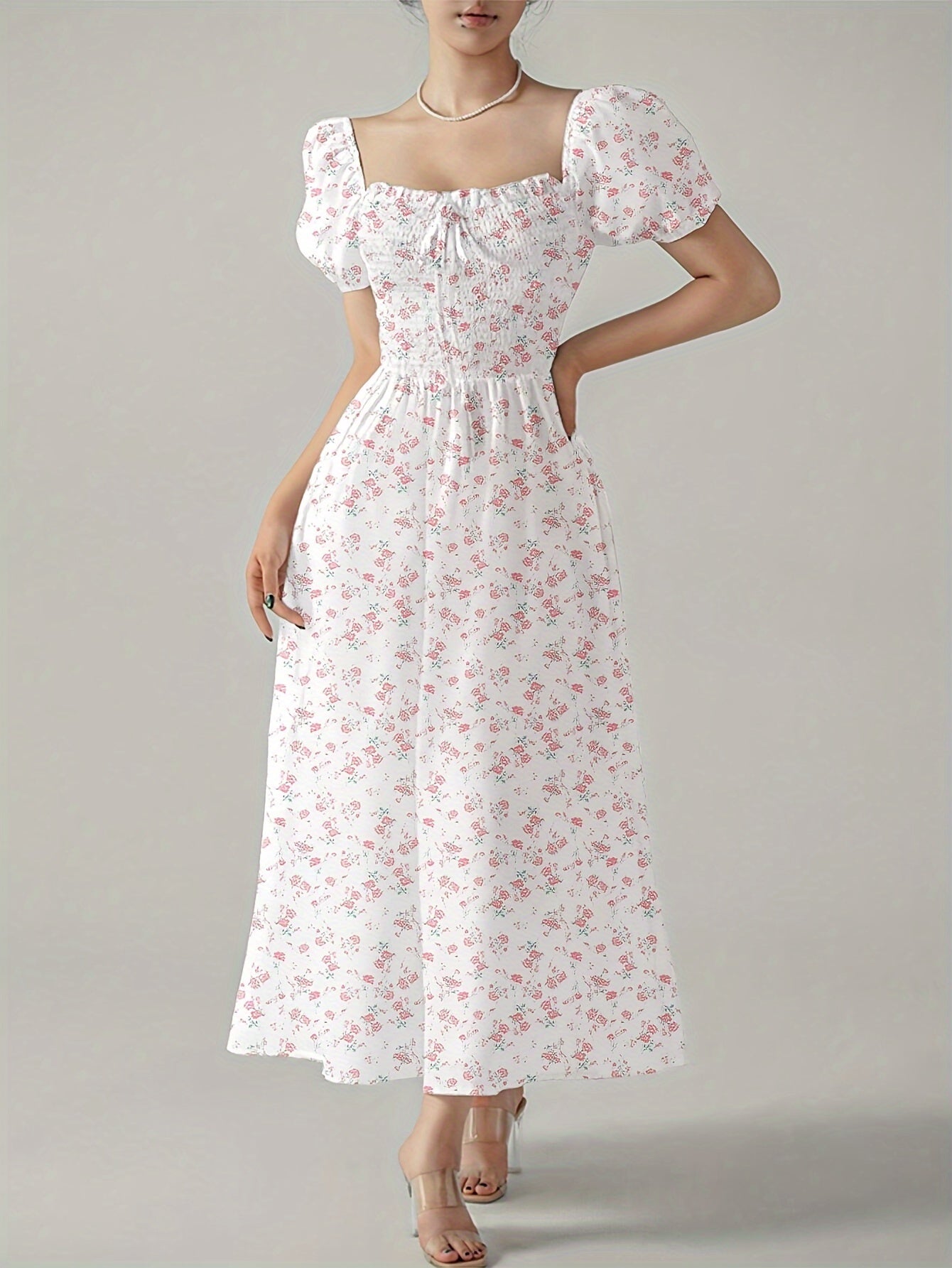 Blossom Breeze Ruffle Hem Dress